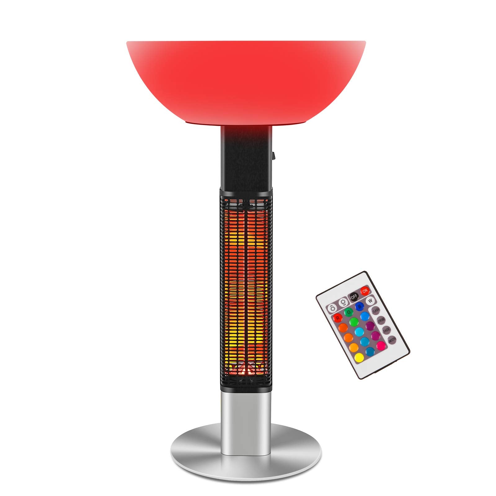 R.W.FLAME Outdoor Electric Patio Heater|Infrared Heater With Switch Display, 1500W