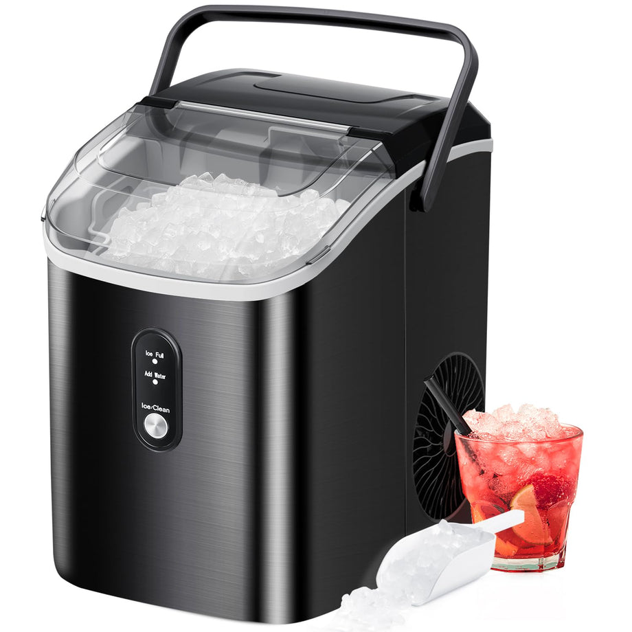 R.W.flame Nugget Ice Maker Countertop, Portable Ice Maker Machine with –  R.W.FLAME