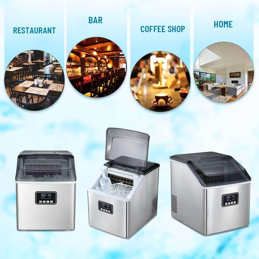 Square Ice for Bars, Coffeeshops, and Restaurants