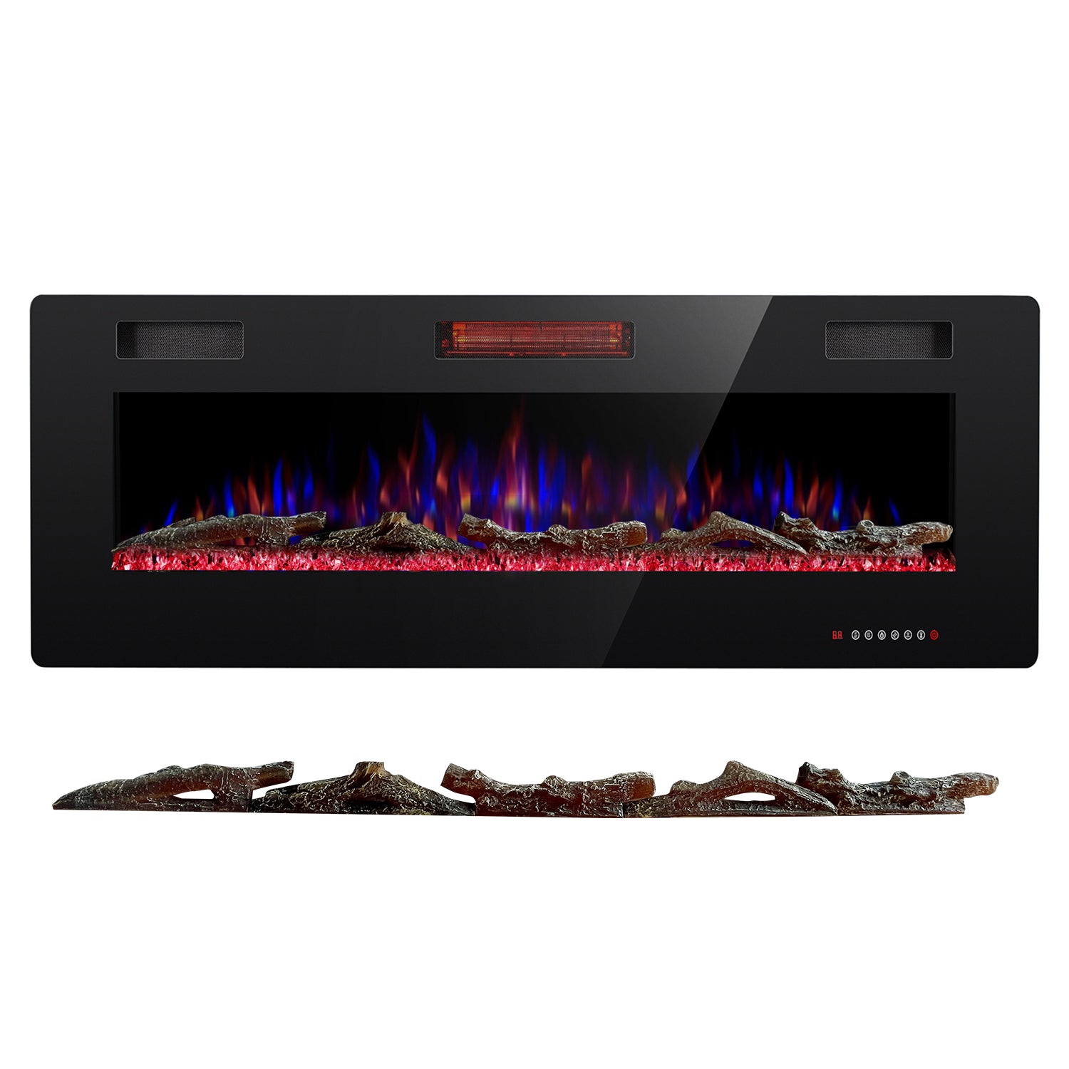 R.W.FLAME Fireplace decoration Petite Resin Wood Electric Fireplace Gas Fireplace Log