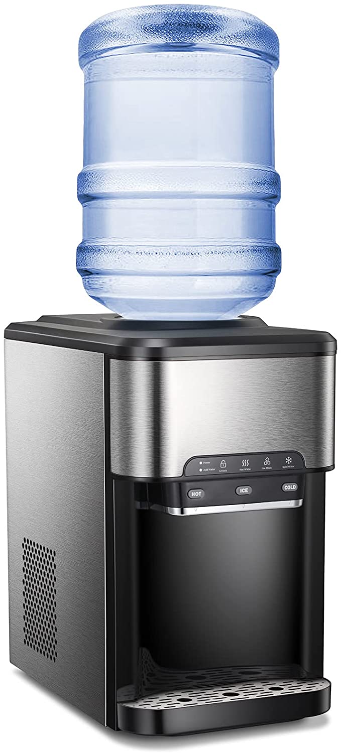 5 Gallon Top Loading Countertop Water Cooler Dispenser Cold Hot