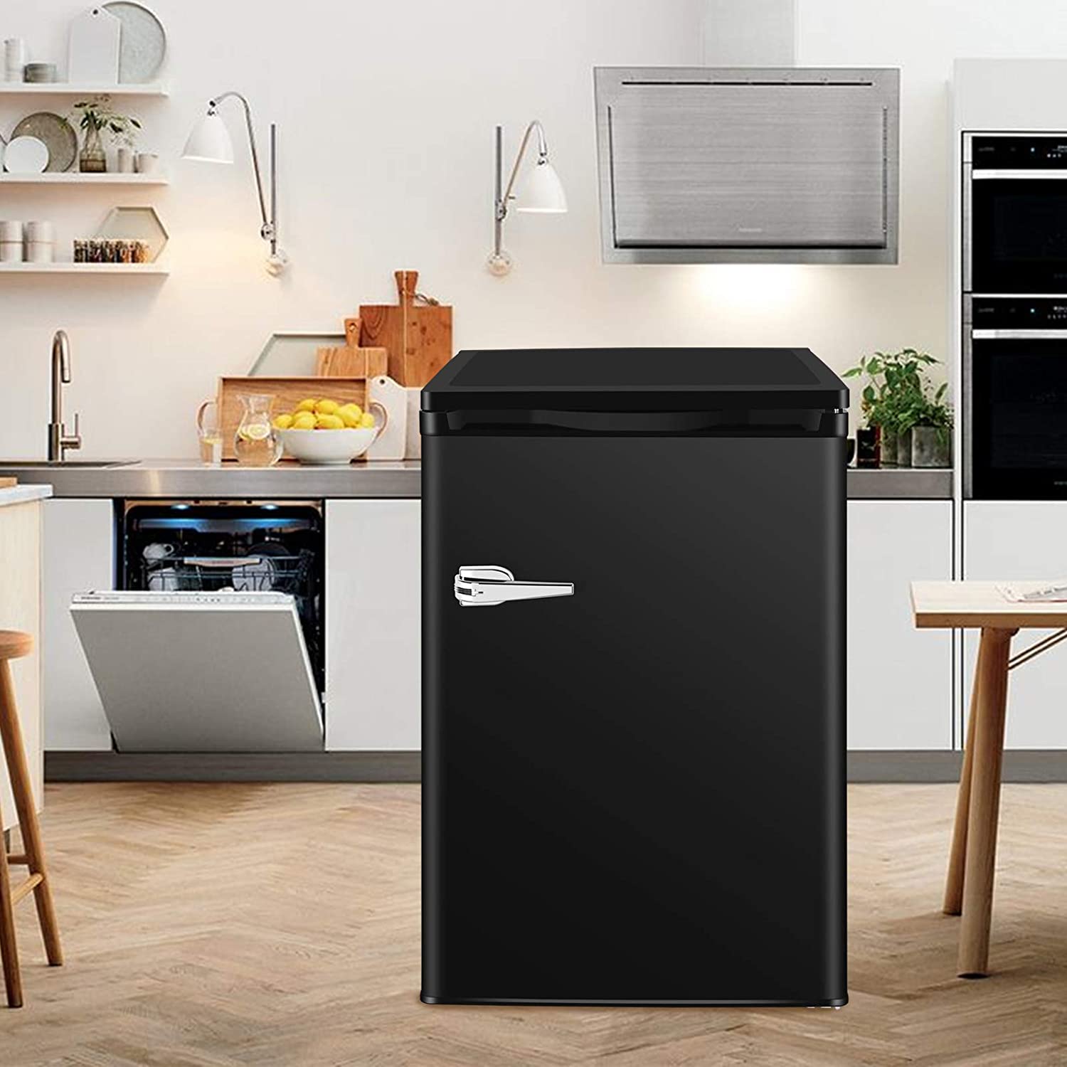 Mini Upright Freezer Compact Refrigerators,2.3Cu.ft Small stand up
